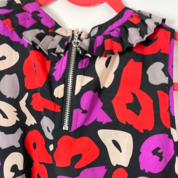 New Twelve by Twelve Women's Red & Black Back Zip Tops S - Picture 4 of 9